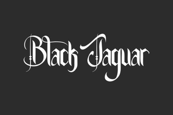 Black Jaguar Font: Bold Display Type for Creative Projects