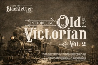 Old Victorian Vol 2 Font: Vintage Design Inspiration