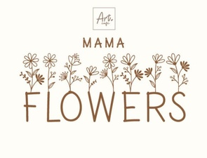 Mama Flowers Font - Decorative Floral Display Typeface