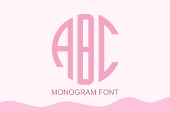 Elegant Monogram Font Styles for Creative Design Projects