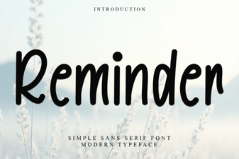 Stylish Reminder Font Ideas for Clear and Creative Design