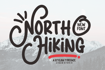 North Hiking Font - Free Sans Serif Font for Bold Outdoor Designs