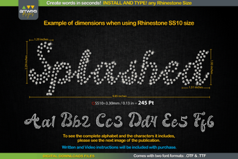 Creative Splashed Font for Bold Design Projects