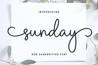Sunday Font – Free Script Font Download for Elegant Designs